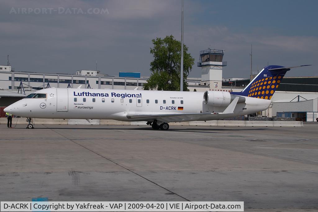 D-ACRK, 2004 Bombardier CRJ-200ER (CL-600-2B19) C/N 7901, Lufthansa Regional Regionaljet