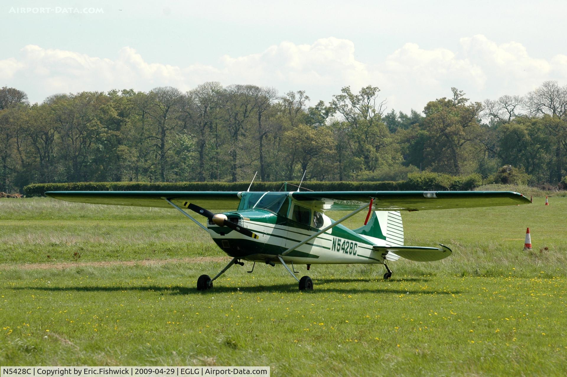 N5428C, 1950 Cessna 170 C/N 19462, 3. N5428C visiting Panshanger Airfield