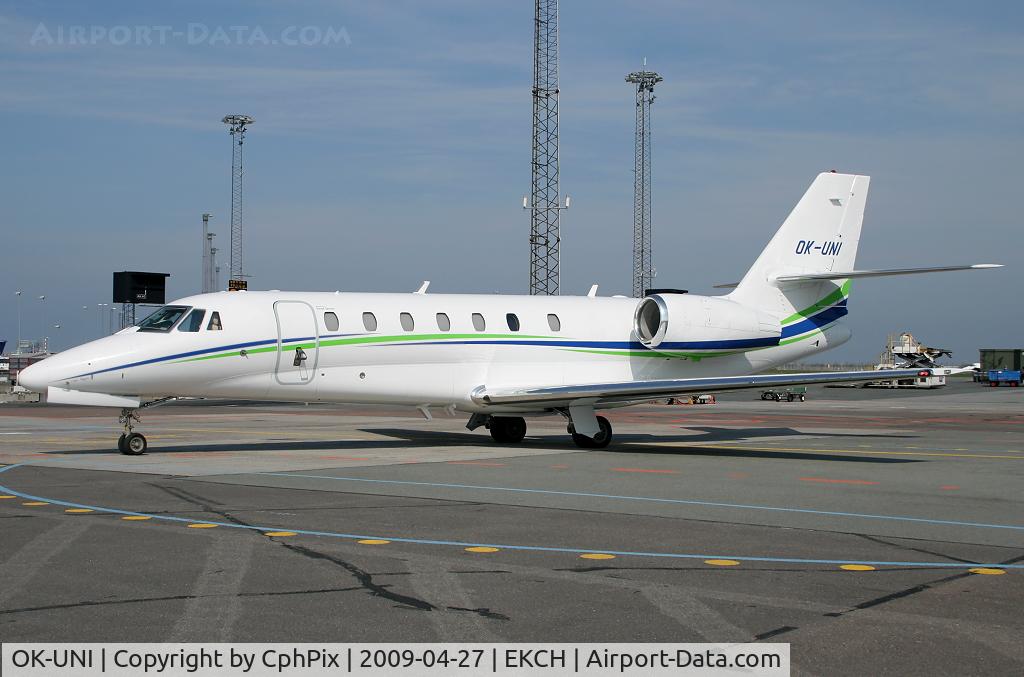 OK-UNI, 2007 Cessna 680 Citation Sovereign C/N 680-0139, CNJ