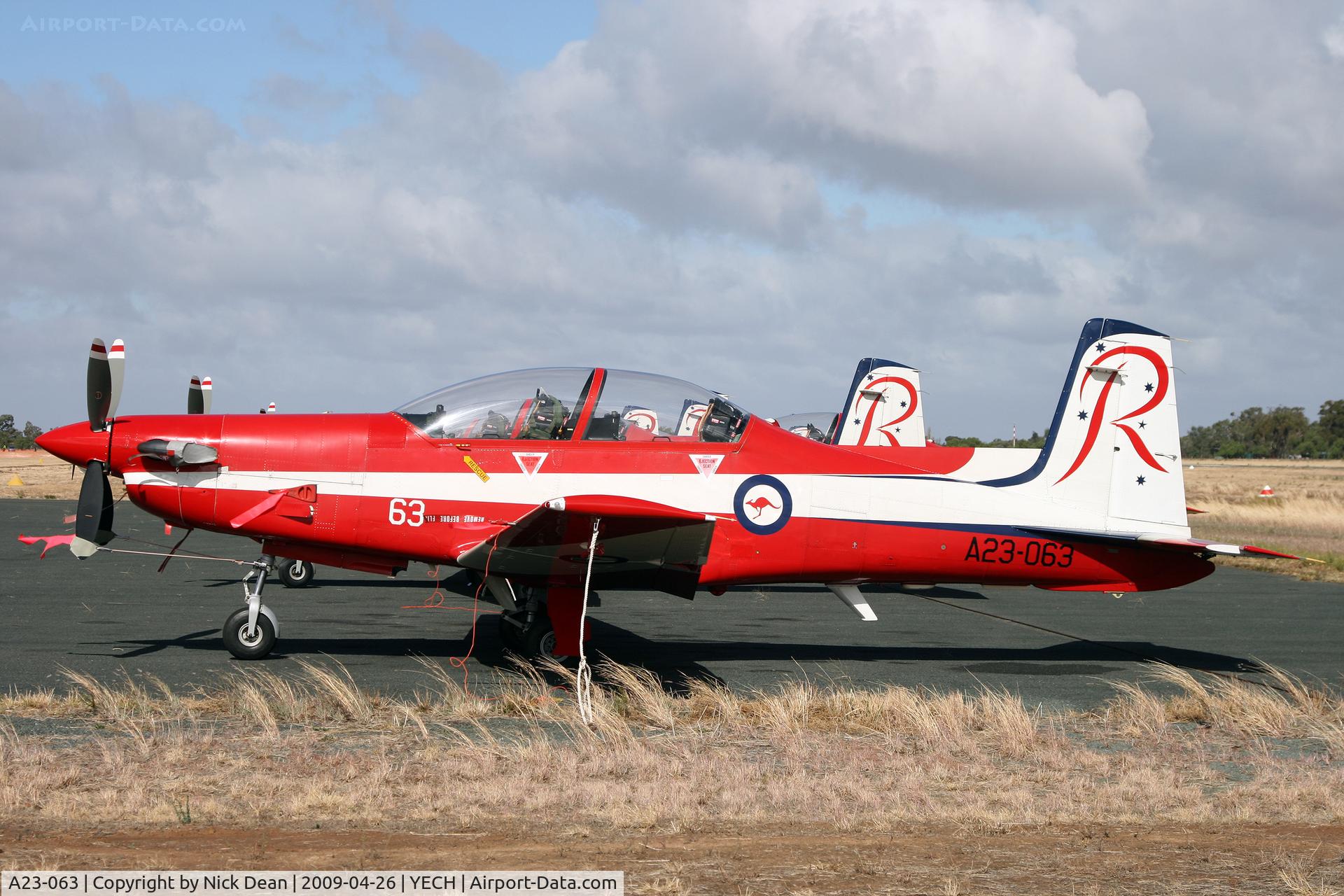A23-063, Pilatus PC-9A C/N 563, YECH
