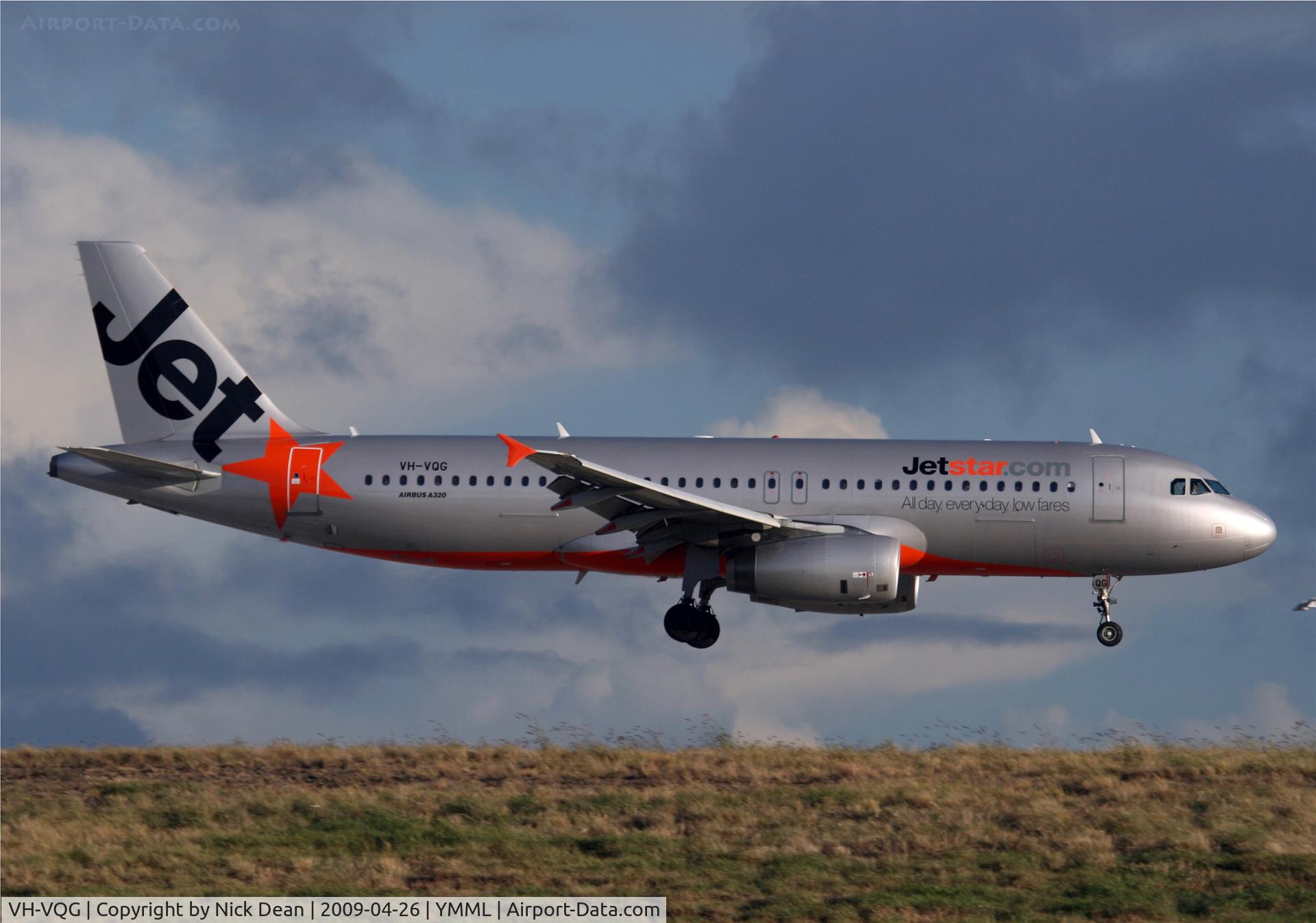 VH-VQG, 2006 Airbus A320-232 C/N 2787, YMML