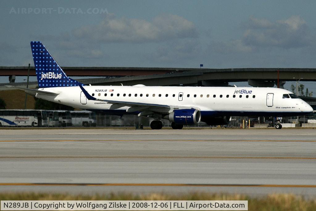 N289JB, 2008 Embraer 190AR (ERJ-190-100IGW) C/N 19000002, visitor