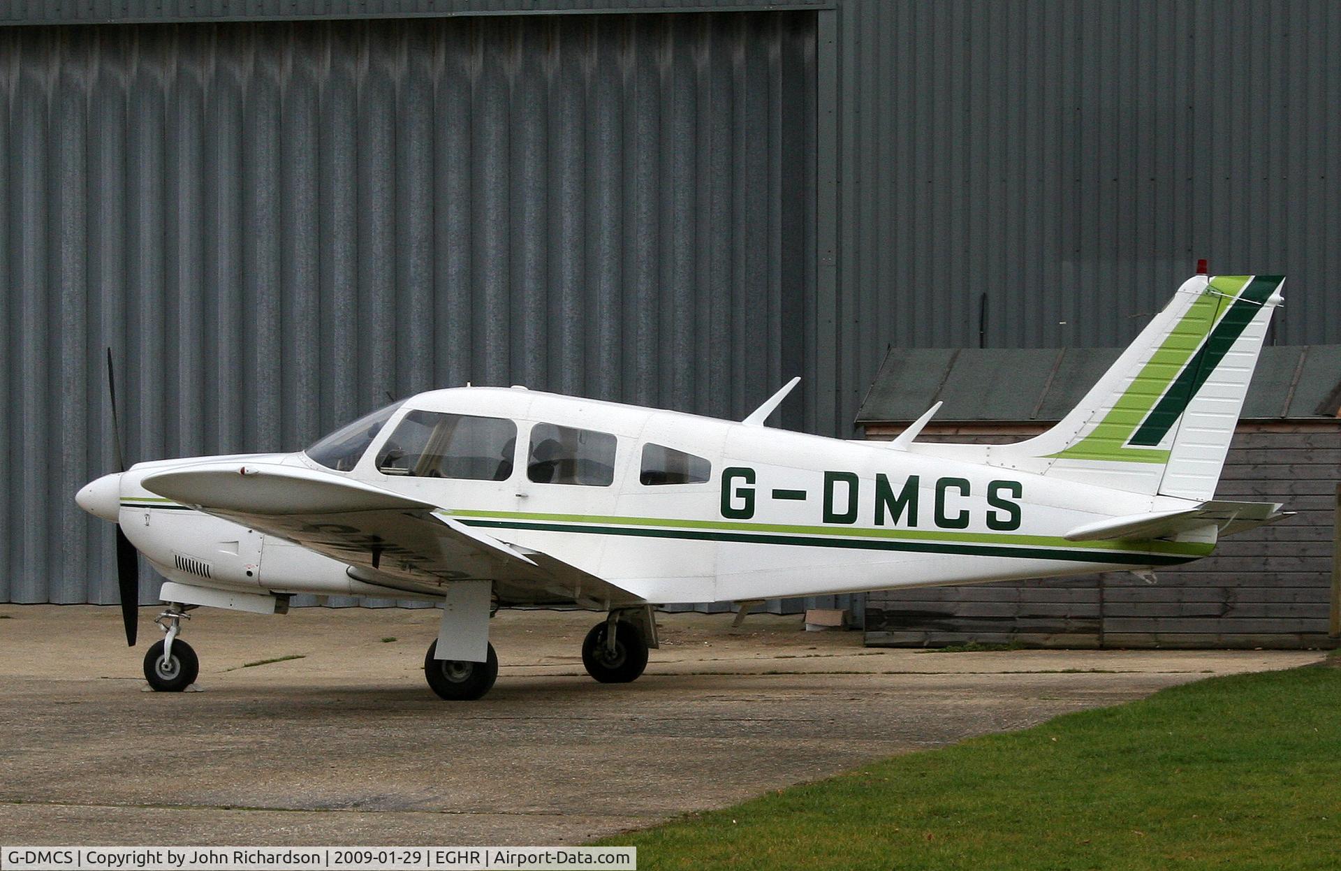G-DMCS, 1976 Piper PA-28R-200-2 Cherokee Arrow II C/N 28R-7635284, At Goodwood