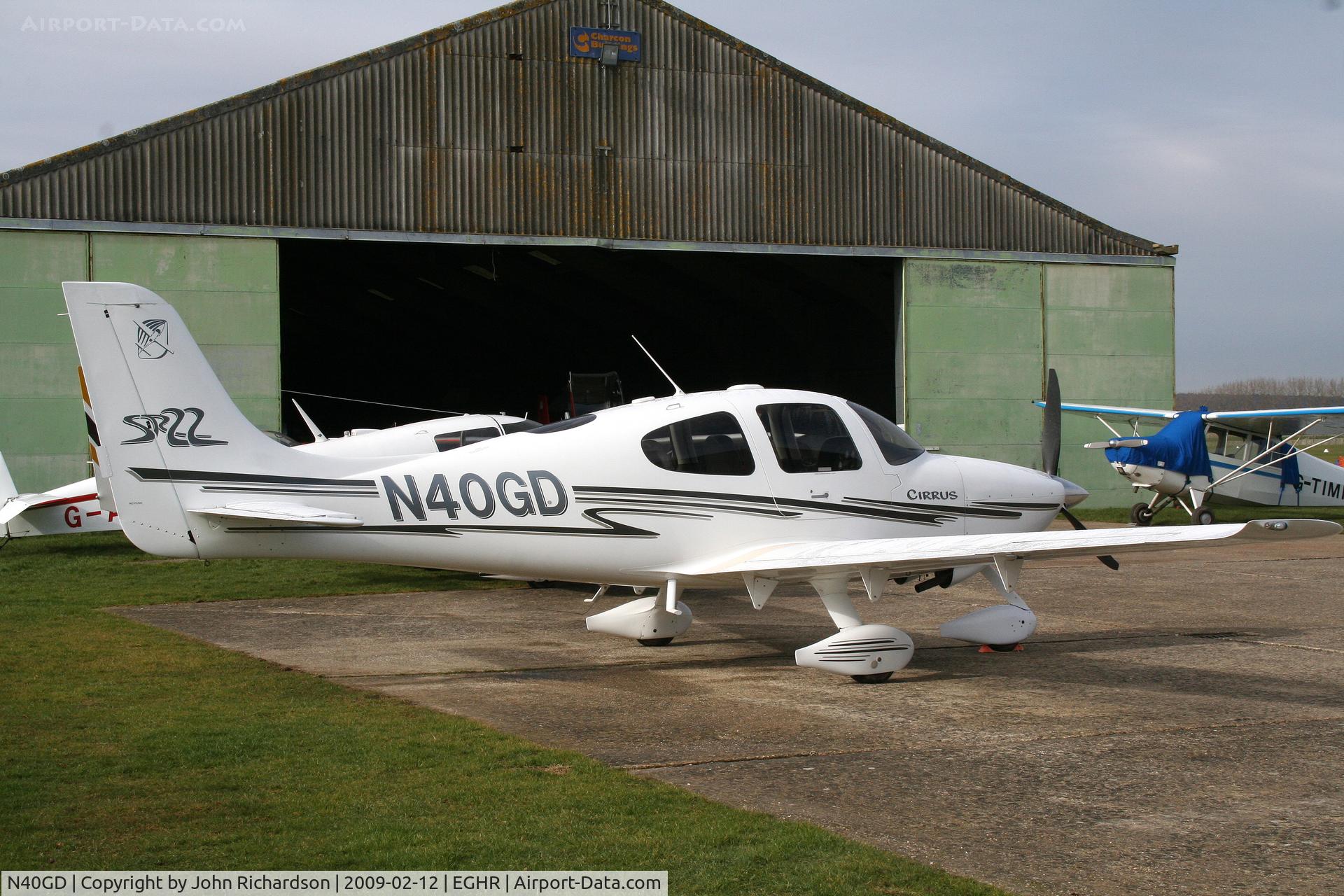 N40GD, 2003 Cirrus SR22 C/N 0473, At Goodwood