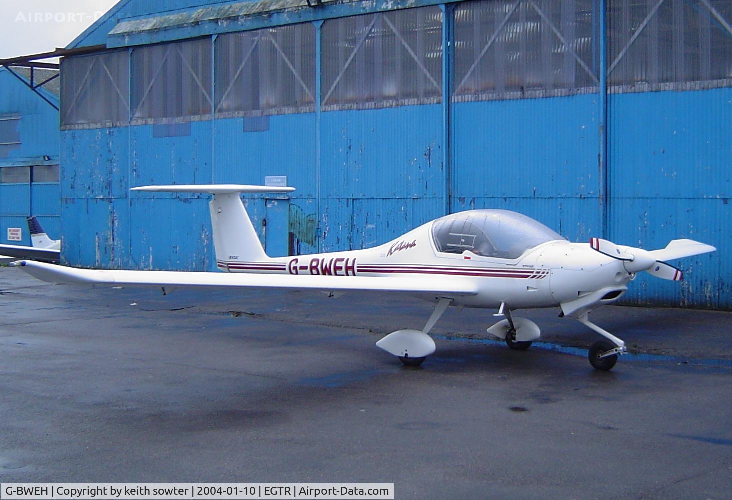 G-BWEH, 1995 HOAC DV-20 Katana C/N 20123, Based aircraft