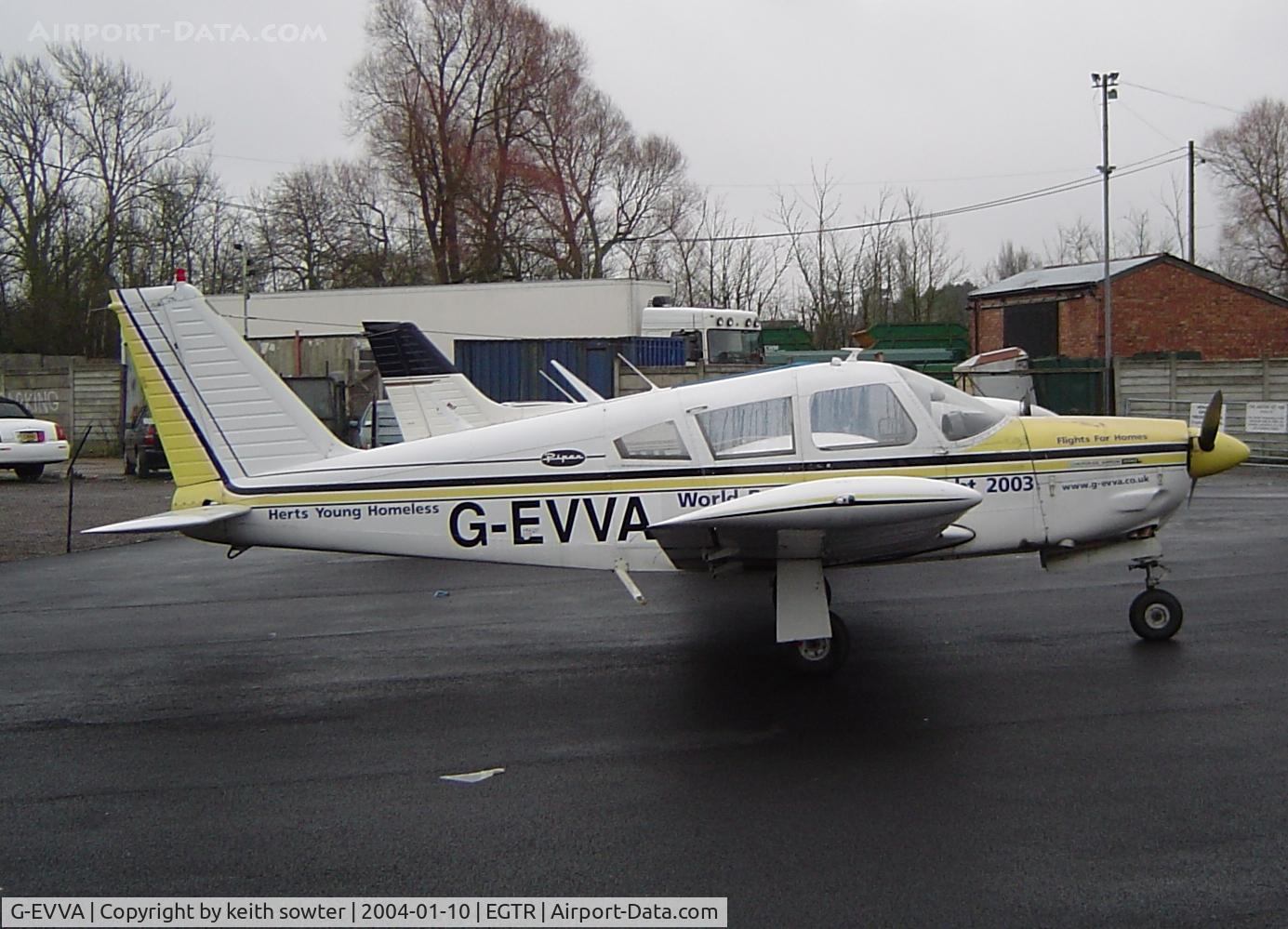 G-EVVA, 1971 Piper PA-28R-200 Cherokee Arrow C/N 28R-7135151, Based aircraft at the time