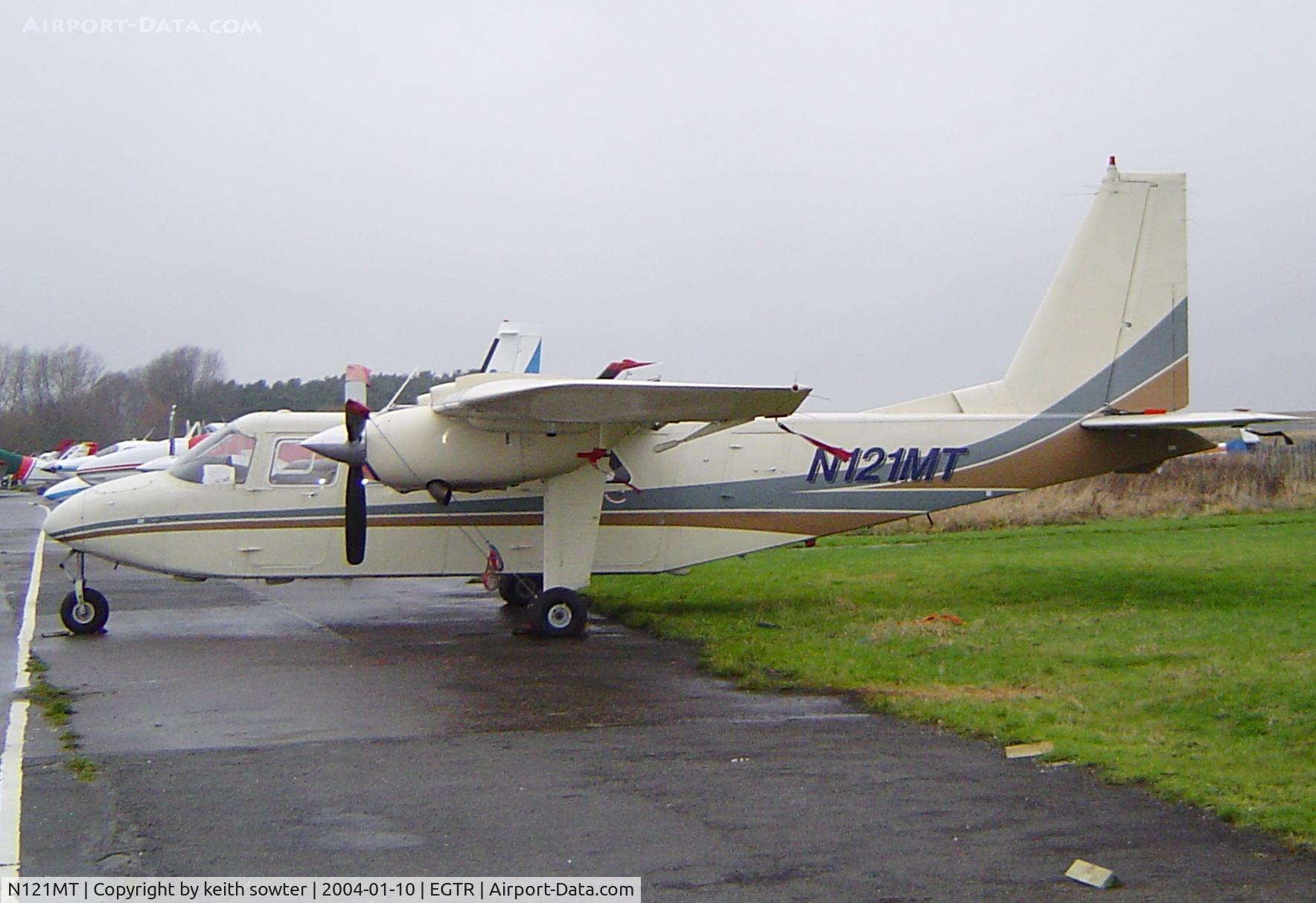 N121MT, 1979 Britten-Norman BN-2T Turbine Islander C/N 880, Based aircraft at the time