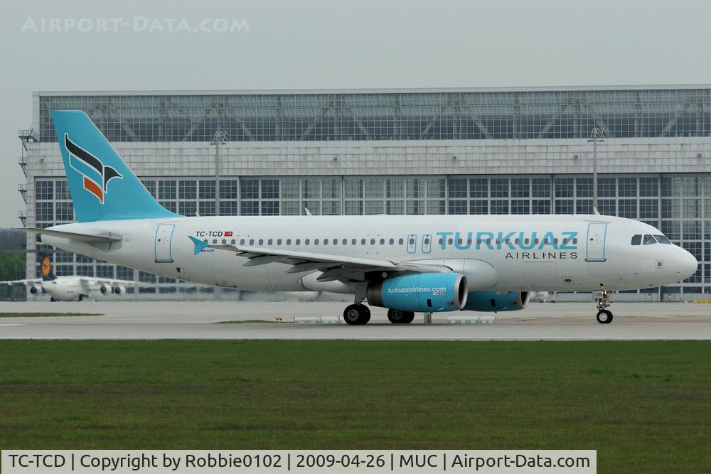 TC-TCD, 2007 Airbus A320-232 C/N 3308, New airline at MUC