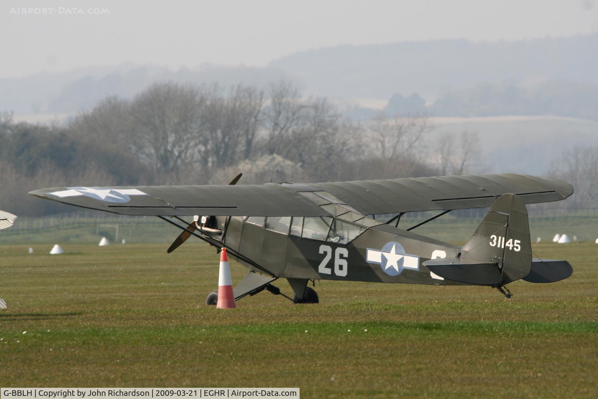 G-BBLH, 1943 Piper J3C-65 Cub Cub C/N 10549, At Goodwood