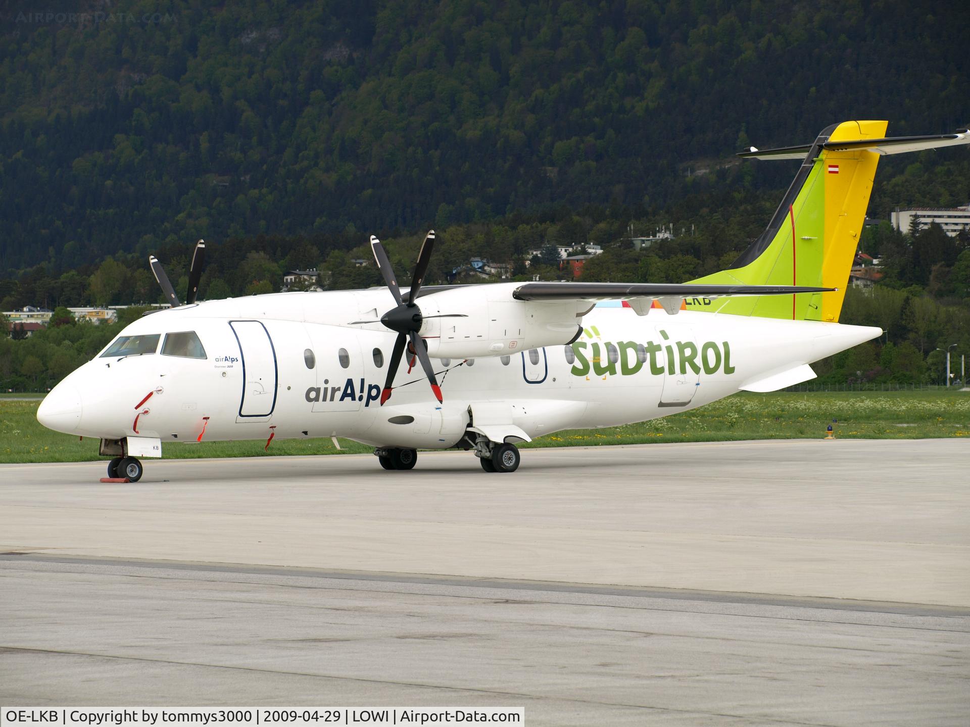 OE-LKB, 1995 Dornier 328-110 C/N 3036, Fairchild Dornier Luftfahrt GmbH - Air Alps 
