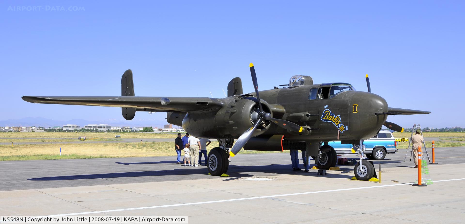 N5548N, 1943 North American B-25H Mitchell C/N 98-21107, B-25H at Centennial