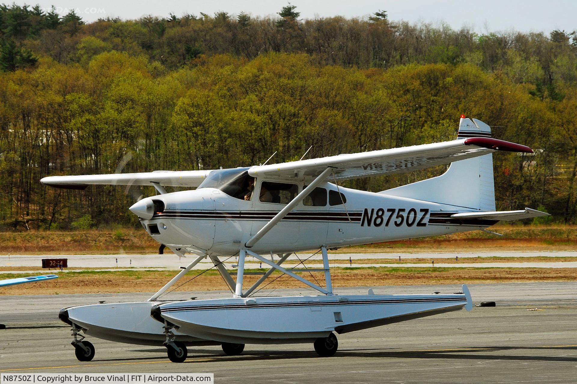 N8750Z, 1975 Cessna A185F Skywagon 185 C/N 18502910, Fitchburg Mun. Airport
