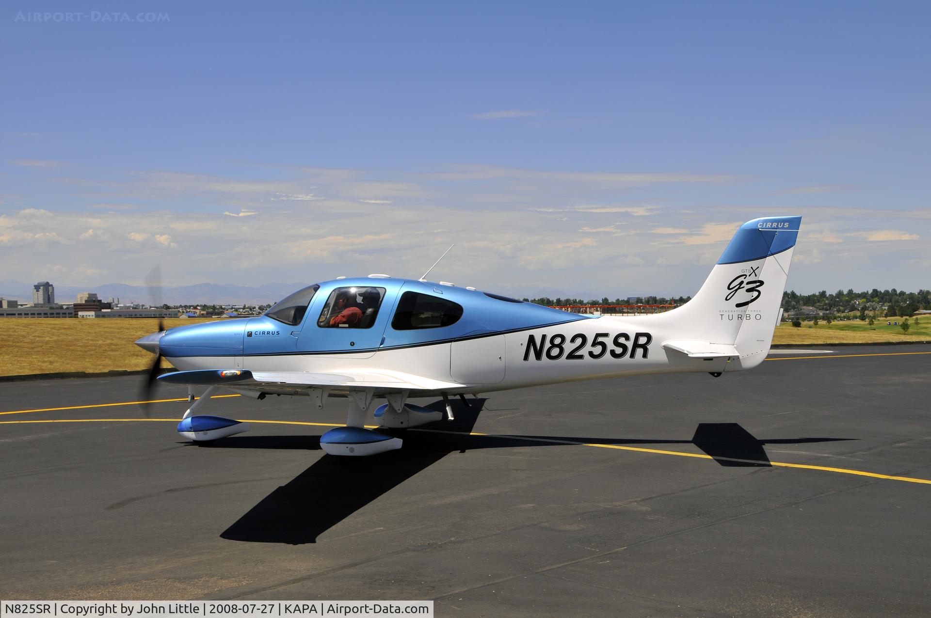 N825SR, 2007 Cirrus SR22 G3X C/N 2618, Taxi from Alpha