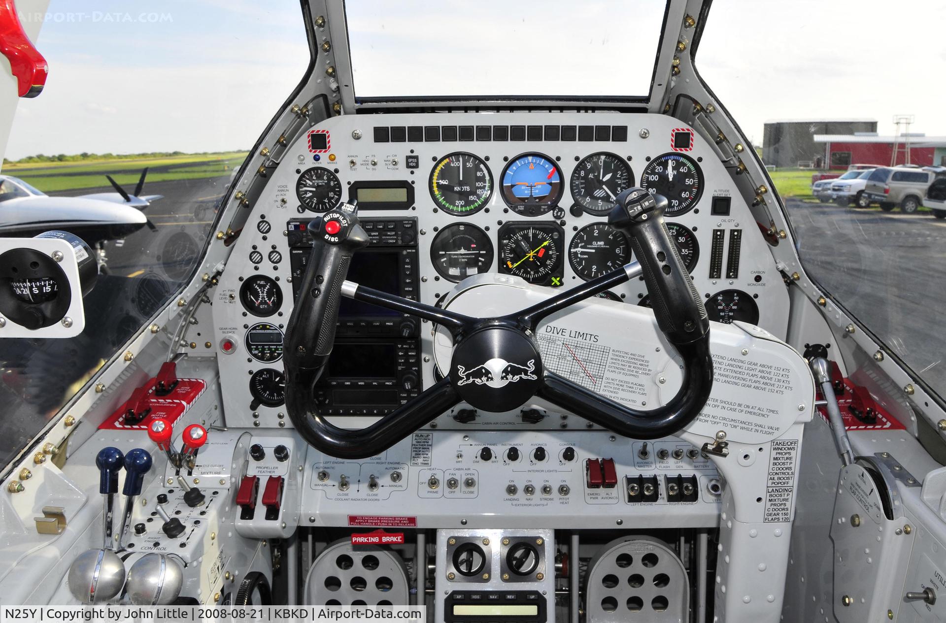 N25Y, 1944 Lockheed P-38L-5LO Lightning C/N AF44-53254, The Beautiful Cockpit rebuilt by Ezell Aviation (Great Job Folks)