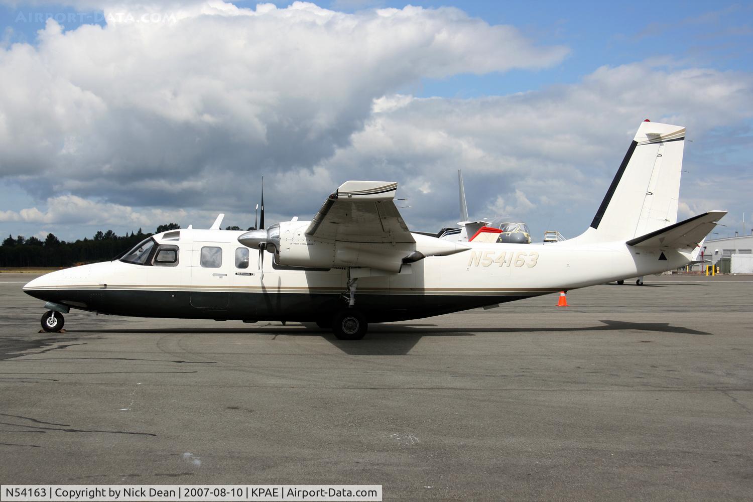 N54163, 1968 Aero Commander 680W C/N 1774-12, KPAE