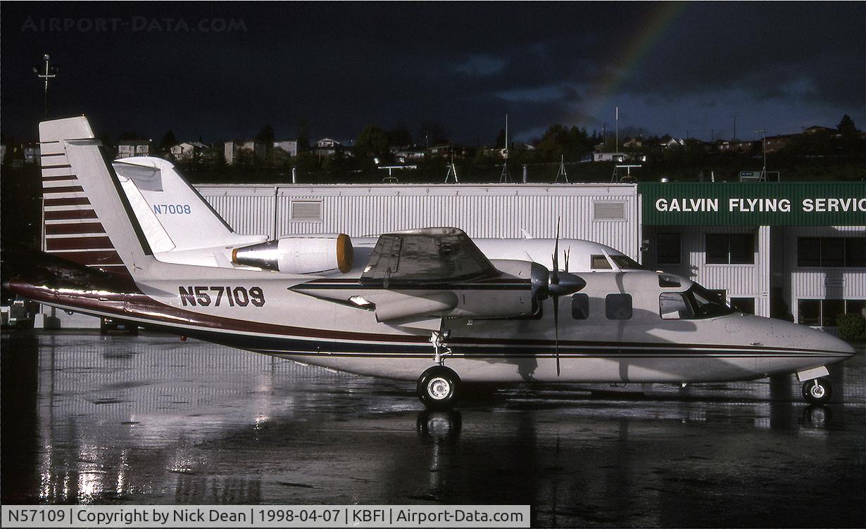 N57109, 1973 Rockwell 690A Turbo Commander Turbo Commander C/N 11109, KBFI (W/O on approach to Bishop CA from Oakland CA 11 Aug 2002)
