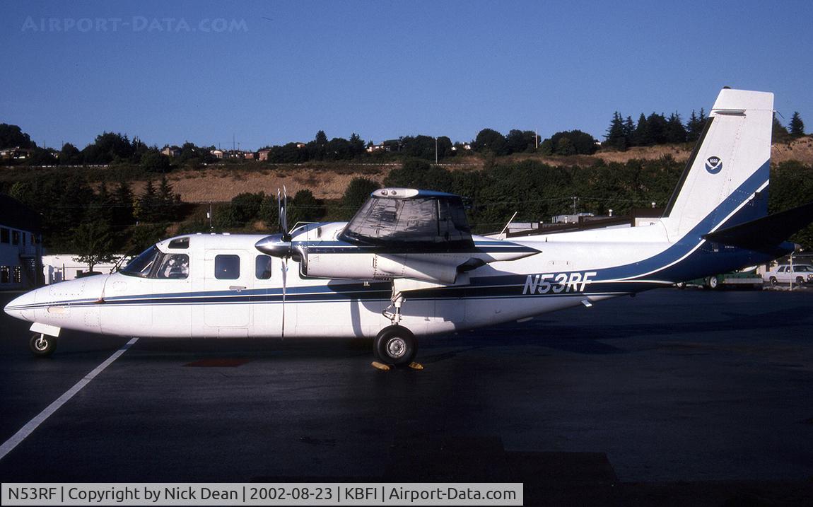 N53RF, 1974 Rockwell 690A Turbo Commander Turbo Commander C/N 11153, KBFI