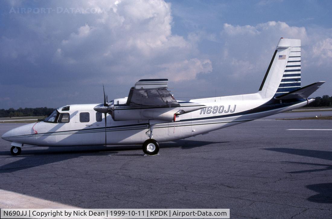 N690JJ, 1974 Aero Commander 690A Turbo Commander C/N 11171, KPDK