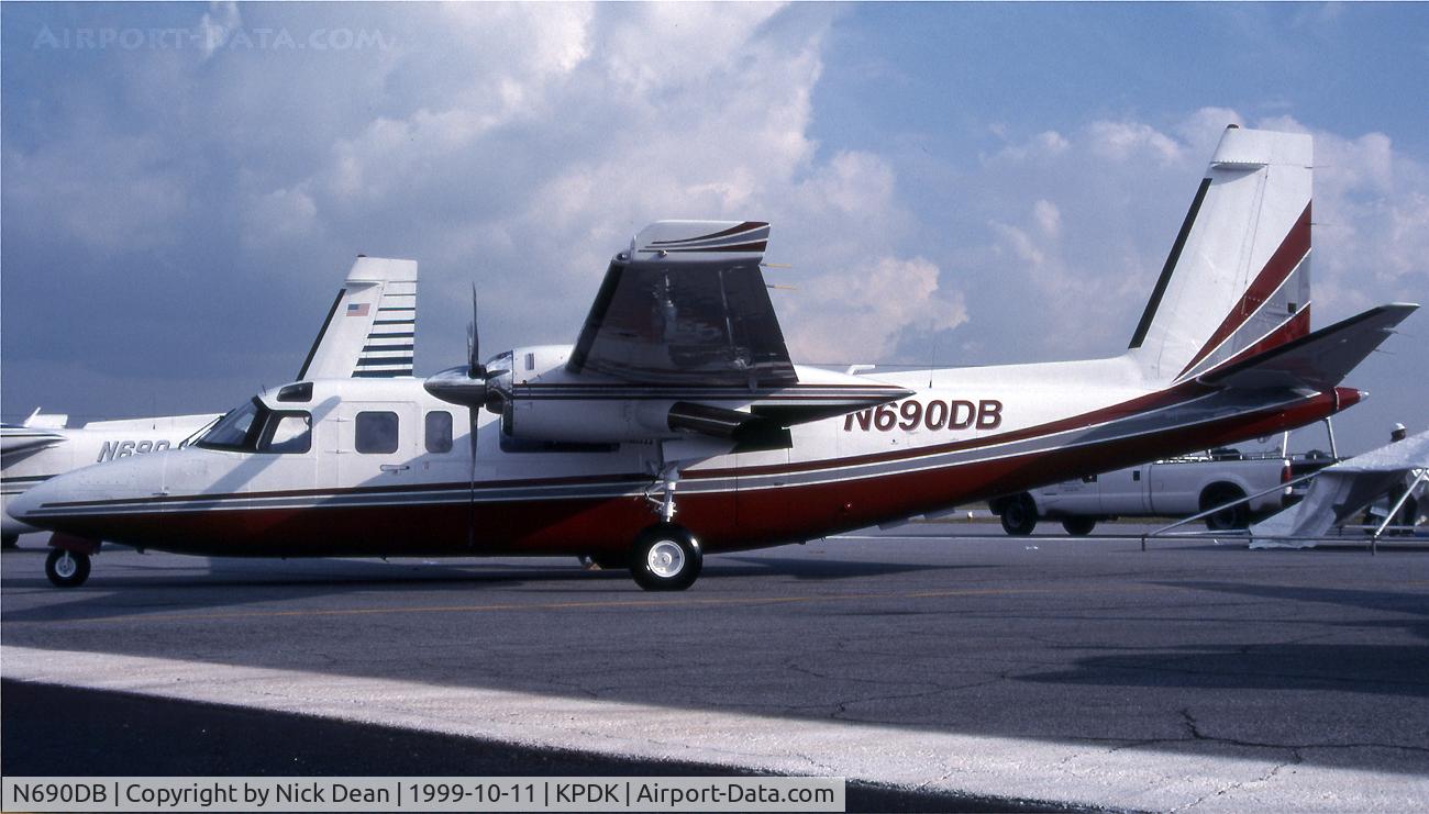 N690DB, 1974 Aero Commander 690A Turbo Commander C/N 11226, KPDK