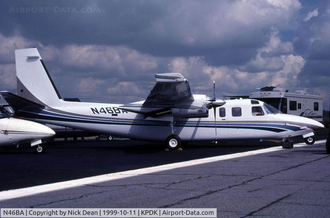 N46BA, 1975 Rockwell 690A Turbo Commander Turbo Commander C/N 11235, KPDK