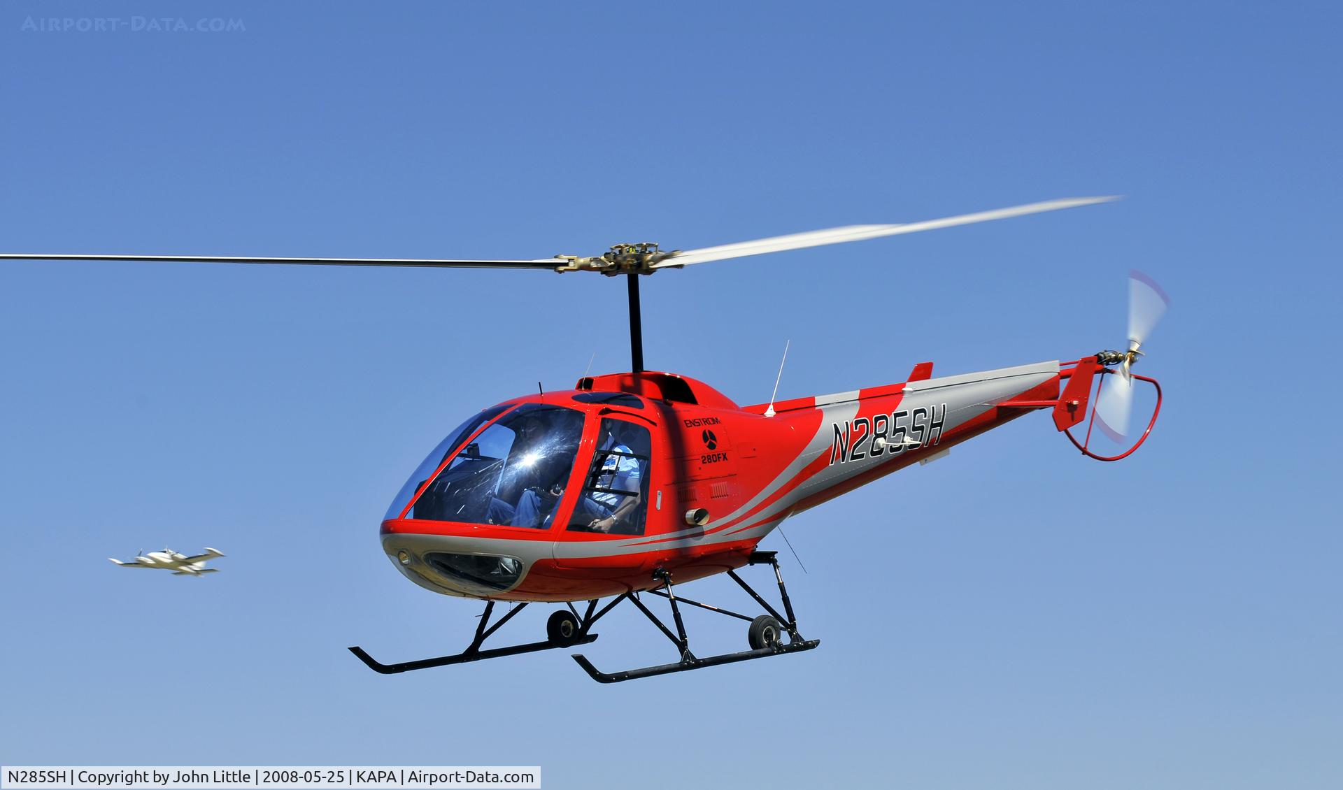 N285SH, 2006 Enstrom 280FX Shark C/N 2120, This bird was later damaged in an out of fuel emergency landing in East Aurora. No One hurt