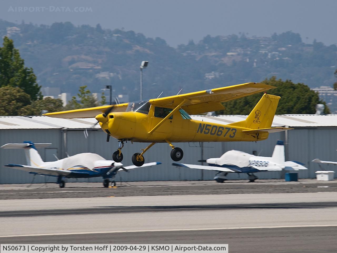 N50673, 1968 Cessna 150J C/N 15069477, N50673 arriving on RWY 21