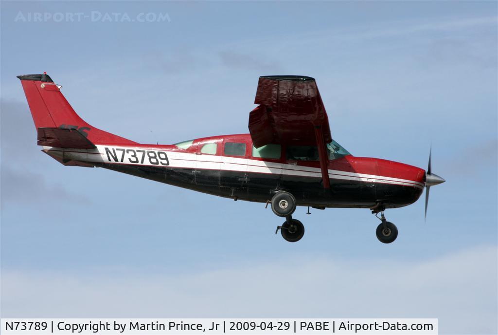N73789, 1980 Cessna T207A C/N 20700629, Landing Runway 11 Bethel