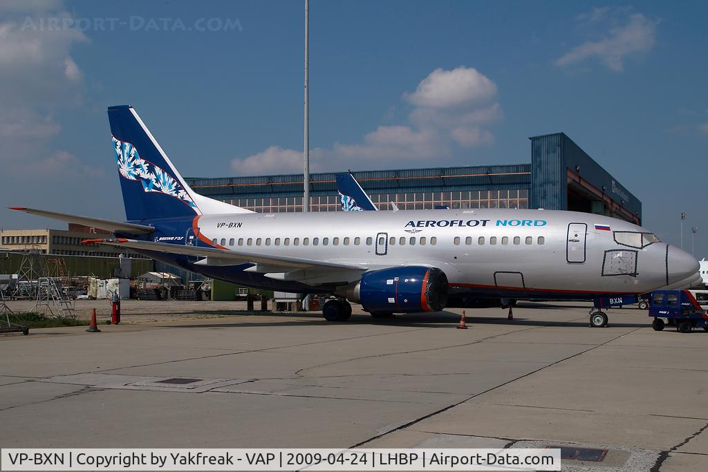 VP-BXN, 1990 Boeing 737-53A C/N 24754, Aeroflot Nord Boeing 737-500