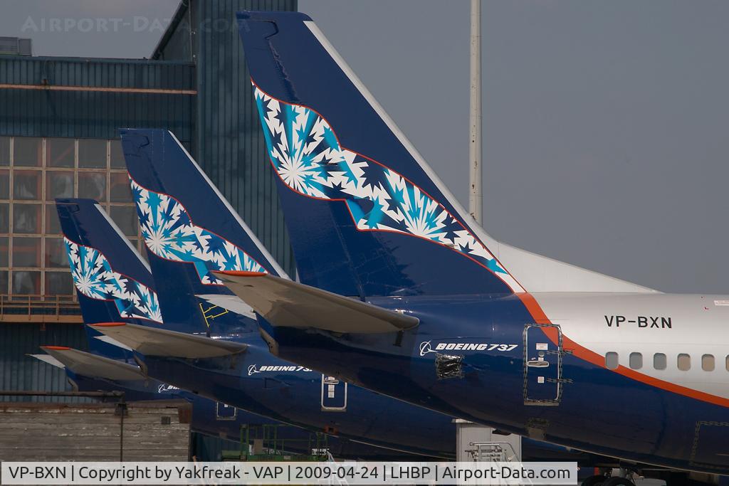 VP-BXN, 1990 Boeing 737-53A C/N 24754, Aeroflot Nord Boeing 737-500