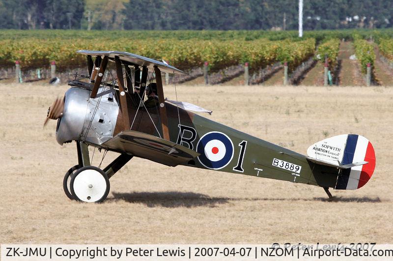 ZK-JMU, Sopwith F.1 Camel Replica C/N 11-11-18, Omaka Collection Ltd., Wellington