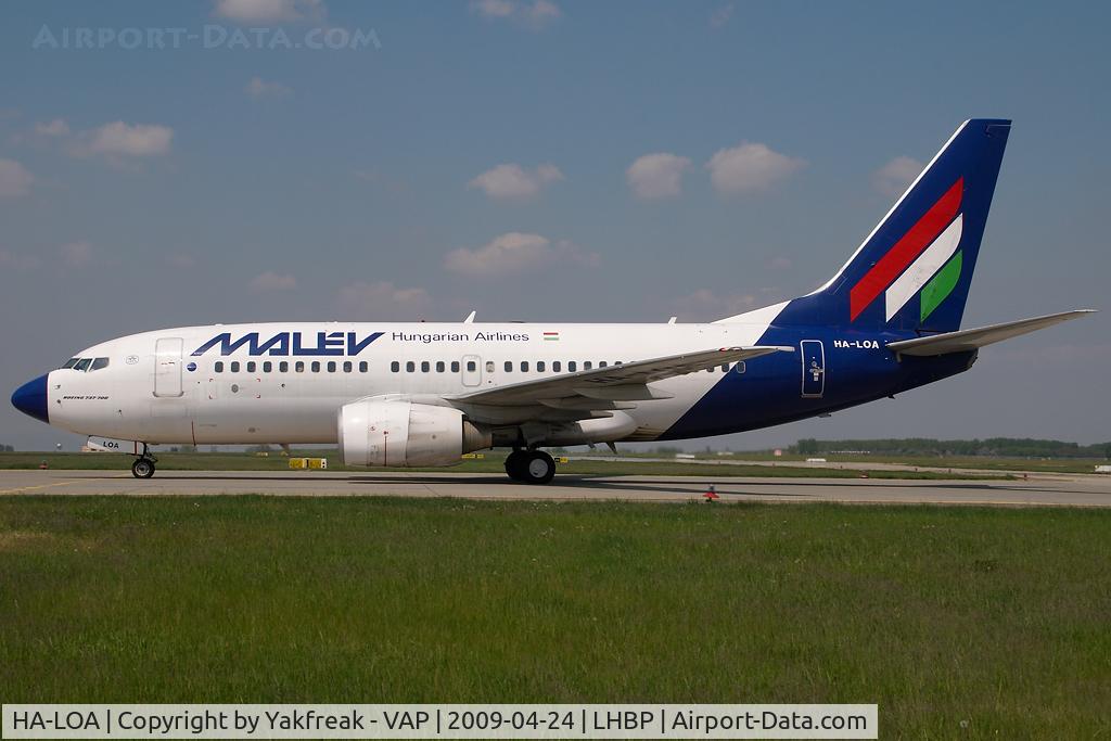 HA-LOA, 2003 Boeing 737-7Q8 C/N 28254, Malev Boeing 737-700