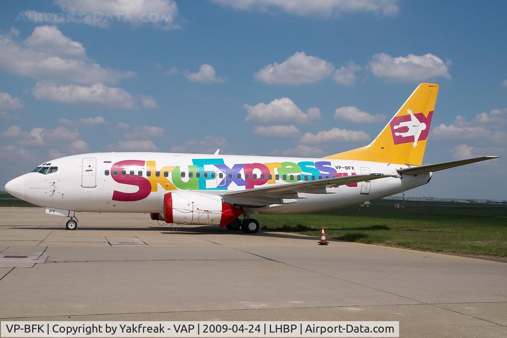 VP-BFK, 1990 Boeing 737-5L9 C/N 24928, Sky Express Boeing 737-500