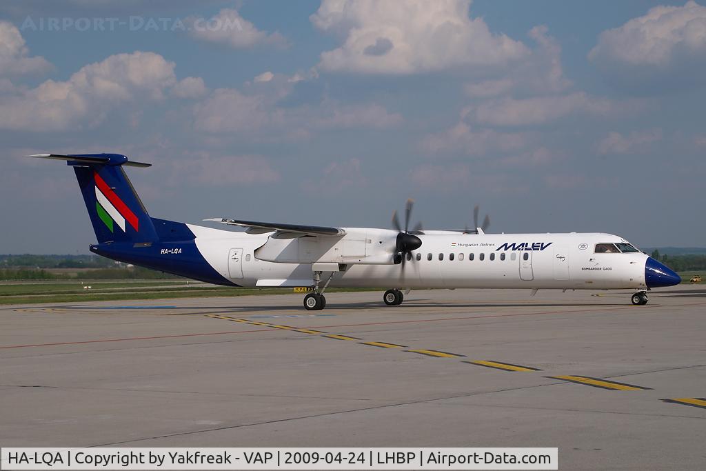 HA-LQA, 2001 De Havilland Canada DHC-8-402Q Dash 8 C/N 4062, Malev Dash 8-400