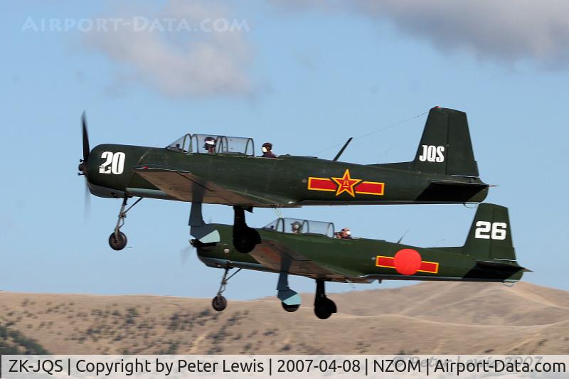 ZK-JQS, Nanchang CJ-6 C/N 3832020, Classic Aircraft Sales Ltd., Blenheim
