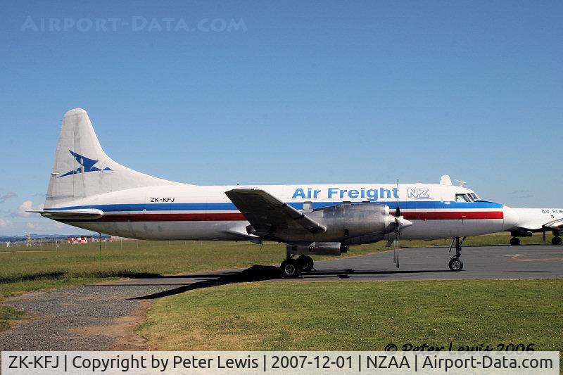 ZK-KFJ, Convair 580/F C/N 114, Air Freight NZ Ltd., Auckland