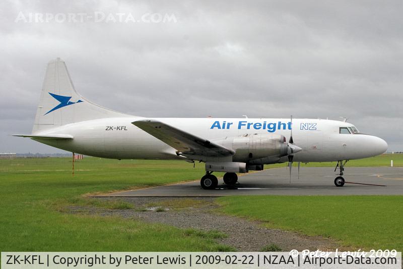 ZK-KFL, 1956 Convair 580(F) C/N 372, Air Freight NZ Ltd., Auckland
