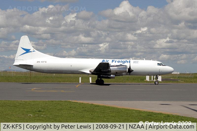 ZK-KFS, Convair VC-131F (R4Y-1) Samaritan C/N 277, Air Freight NZ Ltd., Auckland