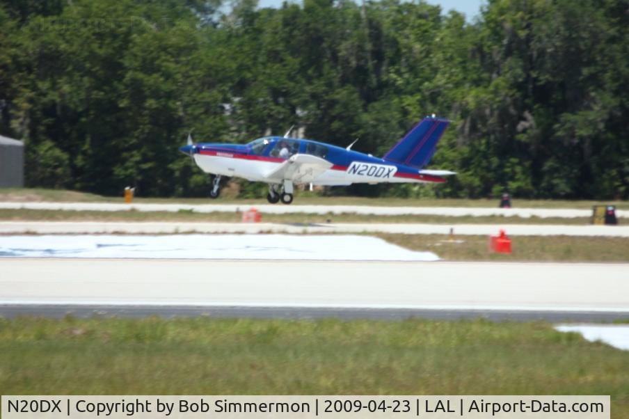 N20DX, 1986 Socata TB-20 Trinidad C/N 613, Arriving at Sun N Fun '09 - Lakeland, Florida