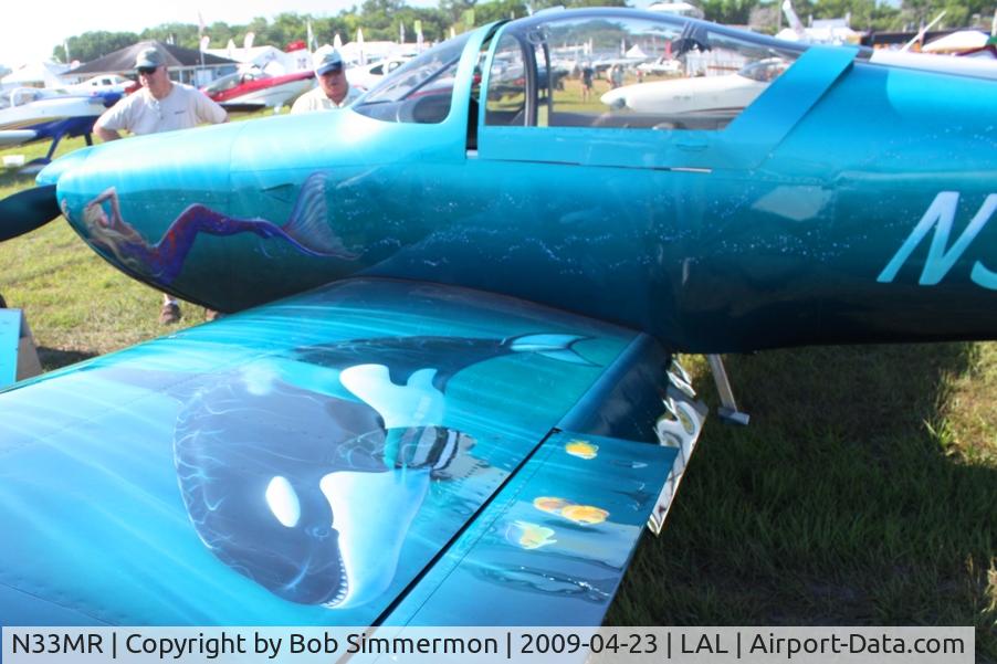 N33MR, 2007 Vans RV-7A C/N 72735, Gorgeous paint job. Sun N Fun 2009 - Lakeland, Florida