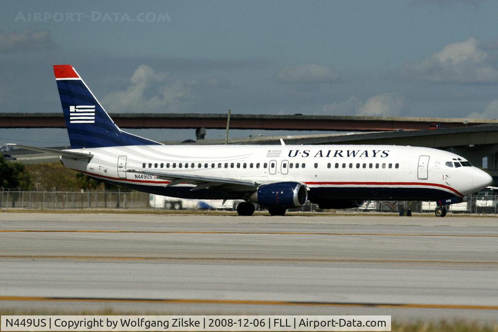 N449US, 1990 Boeing 737-4B7 C/N 24893, visitor