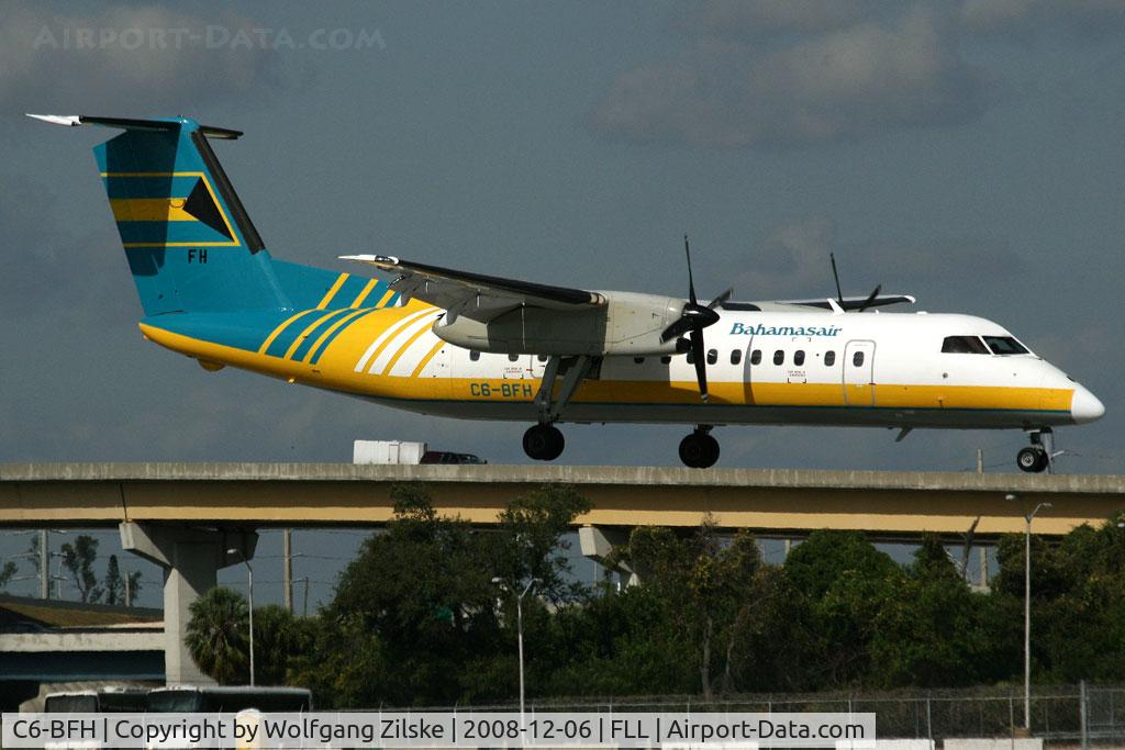 C6-BFH, 1991 De Havilland Canada DHC-8-300 Dash 8 C/N 291, visitor