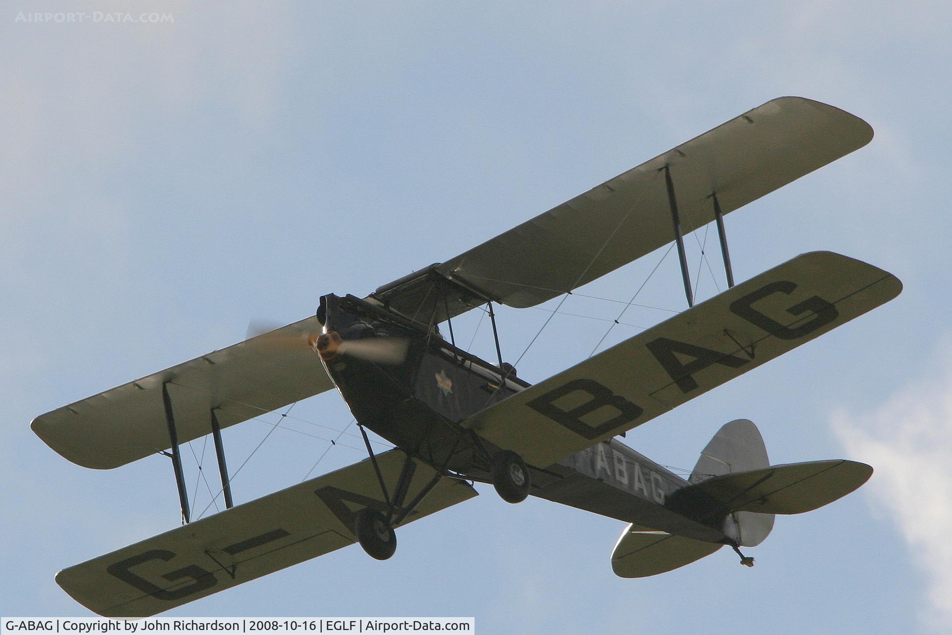 G-ABAG, 1930 De Havilland DH60G Gipsy Moth C/N 1259, At Cody Centenary