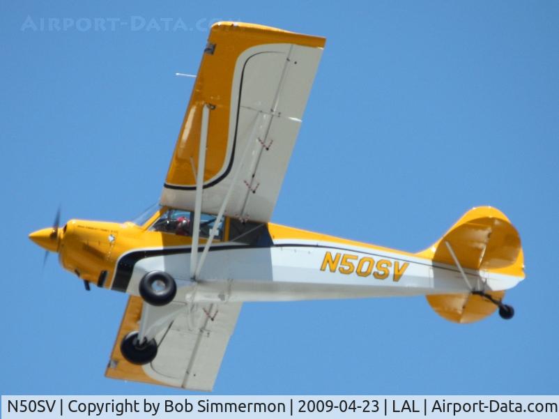 N50SV, 2008 Aviat A-1C-180 Husky C/N 3019, Fly-by at Sun N Fun 2009 - Lakeland, Florida