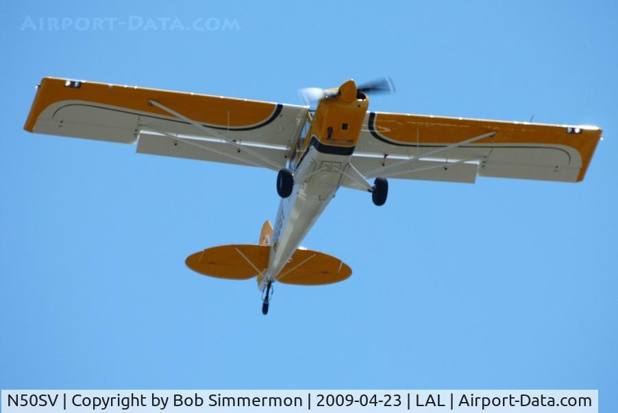 N50SV, 2008 Aviat A-1C-180 Husky C/N 3019, Fly-by at Sun N Fun 2009 - Lakeland, Florida