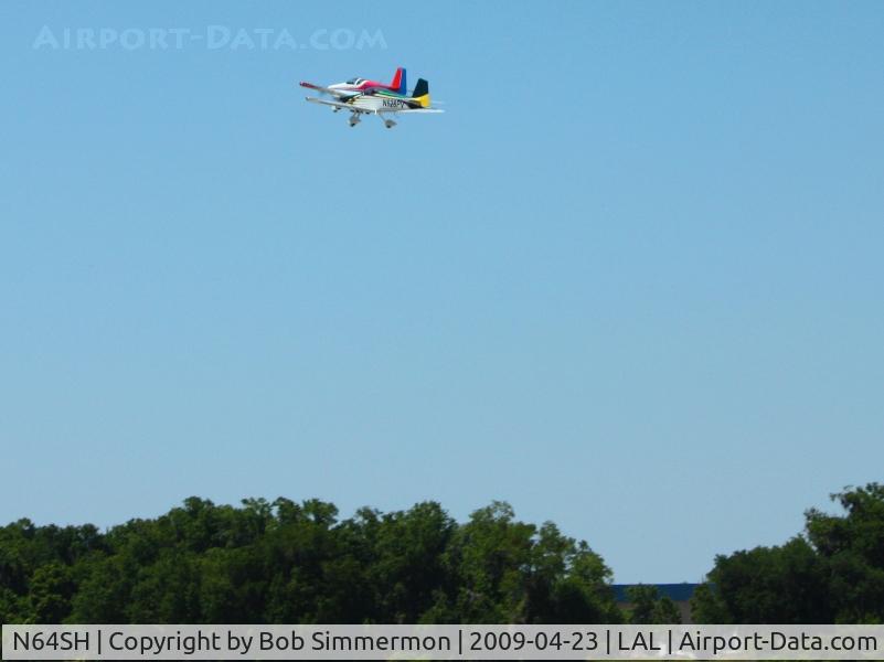 N64SH, 2004 Vans RV-6A C/N 001 (N64SH), N64SH & N628PV departing flight of two at Sun N Fun 2009 - Lakeland, Florida