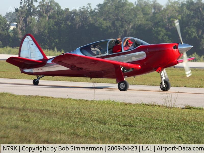 N79K, 1946 Globe GC-1B Swift C/N 1398, Arriving at Sun N Fun '09 - Lakeland, Florida