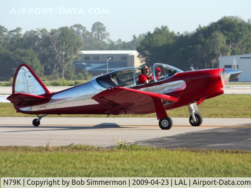 N79K, 1946 Globe GC-1B Swift C/N 1398, Arriving at Sun N Fun '09 - Lakeland, Florida