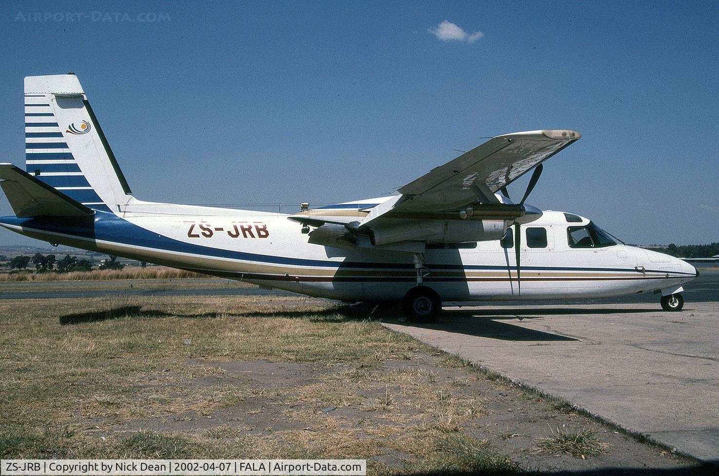 ZS-JRB, 1975 Rockwell 690A Turbo Commander Turbo Commander C/N 11248, FALA