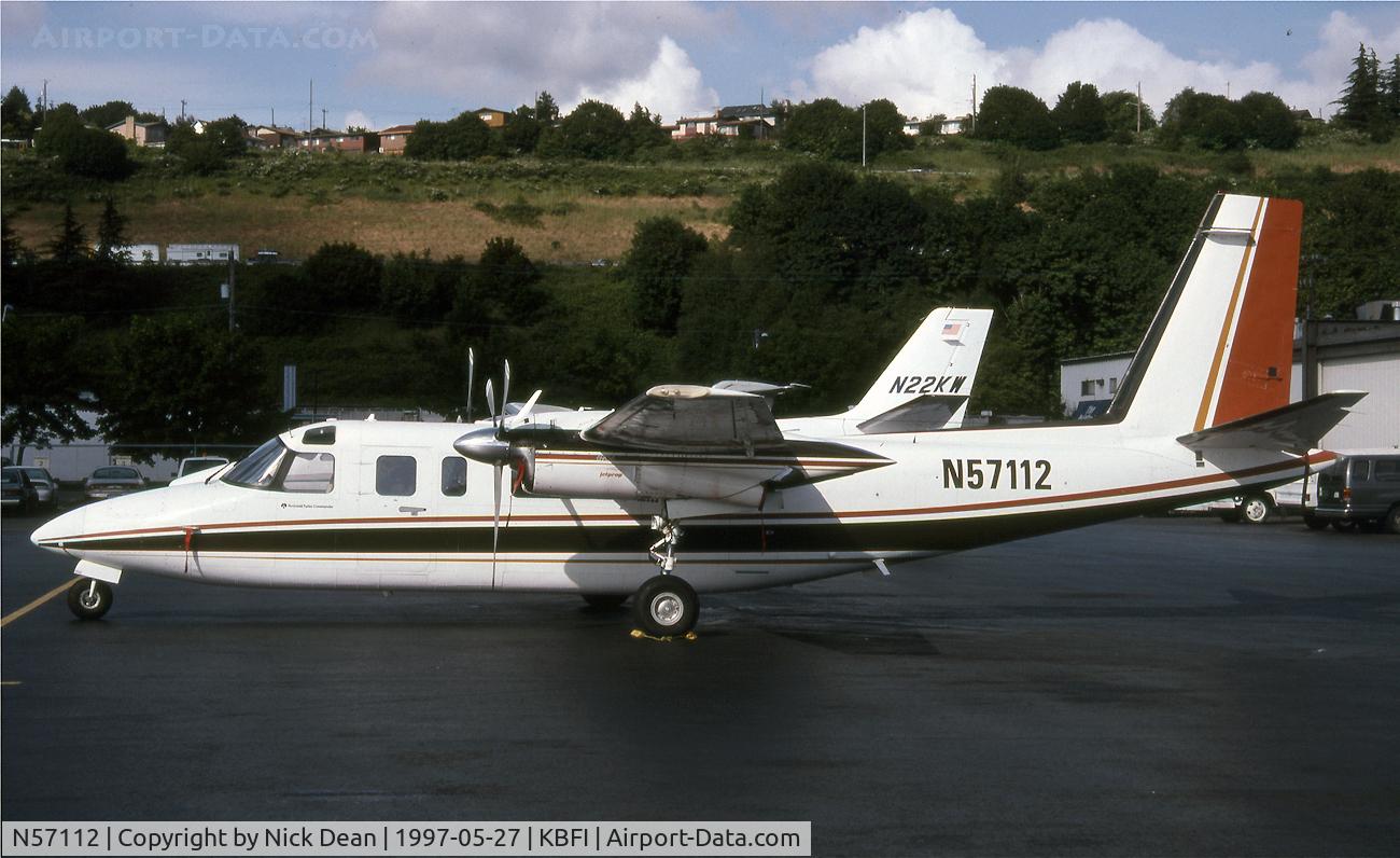 N57112, 1975 Rockwell International 690A Turbo Commander C/N 11263, KBFI