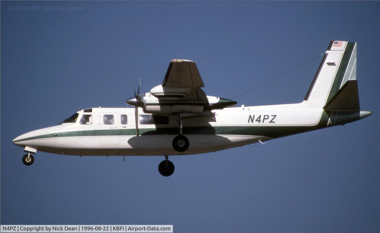 N4PZ, 1975 Rockwell International 690A Turbo Commander C/N 11269, KBFI